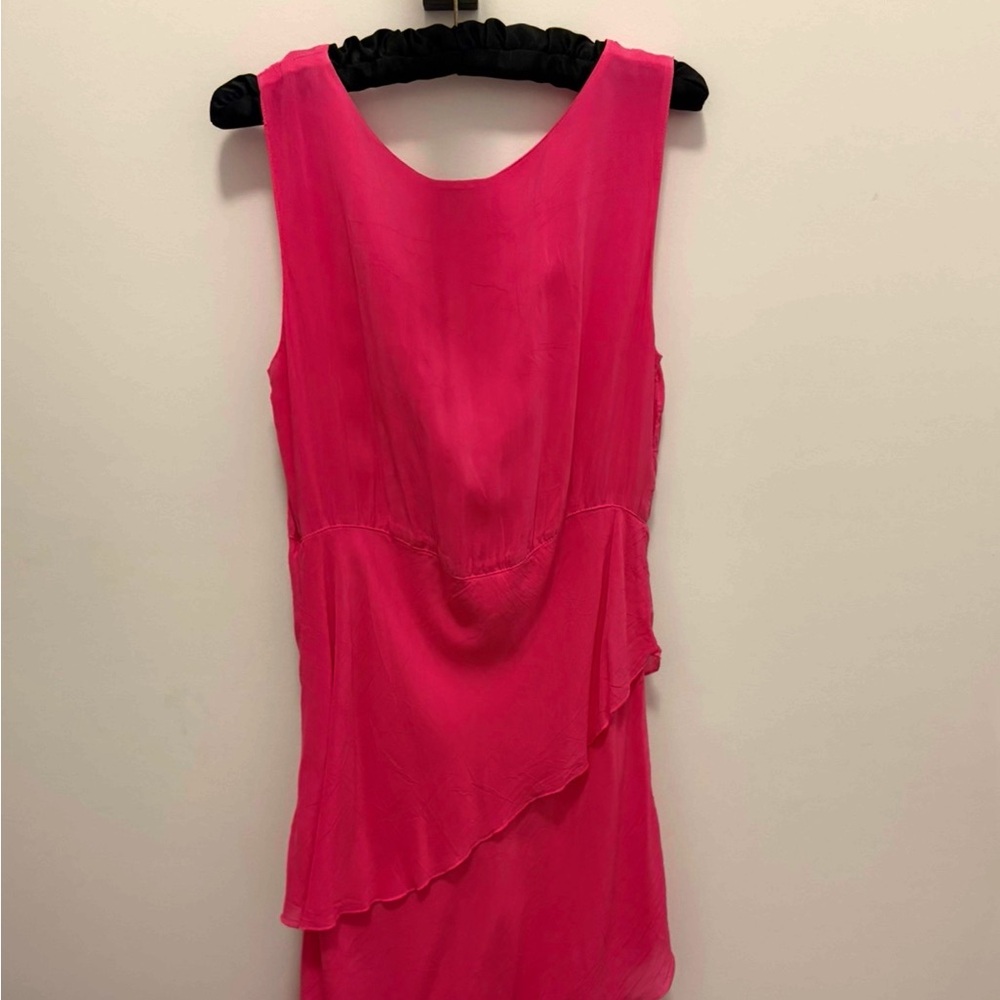Vibrant Pink Sleeveless Dress